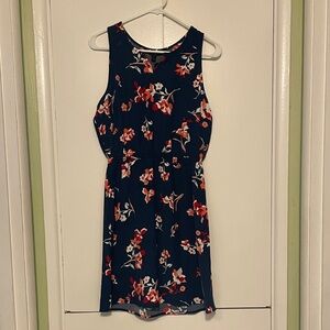 41 Hawthorn Navy and Red Floral Mini Dress women’s medium